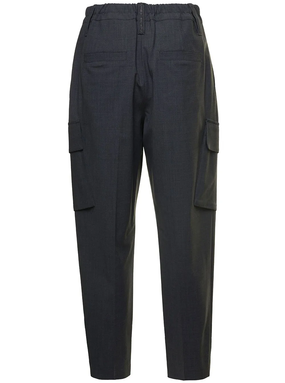 Cropped Tailored Trousers