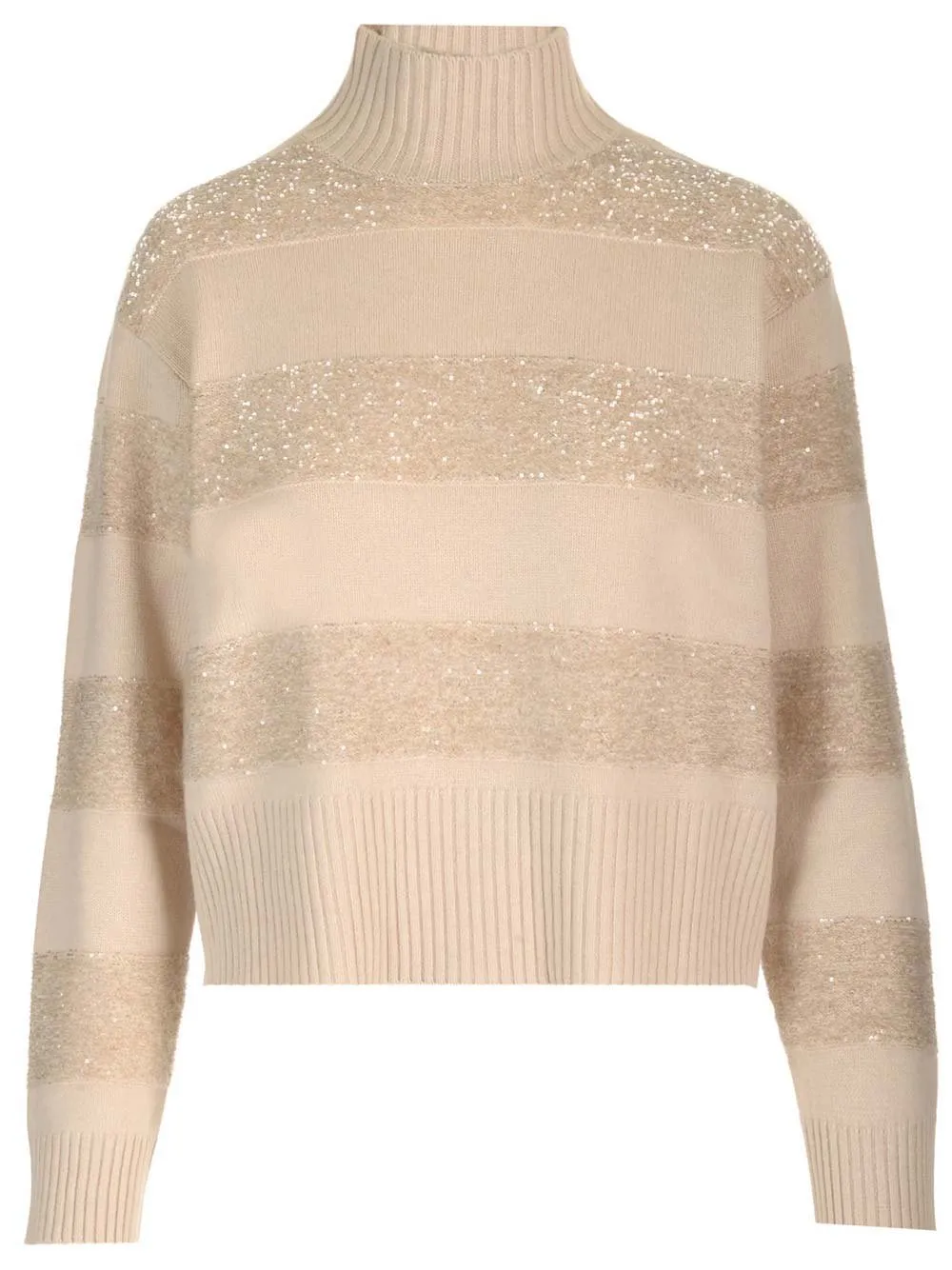 Roll Neck Knitted Jumper