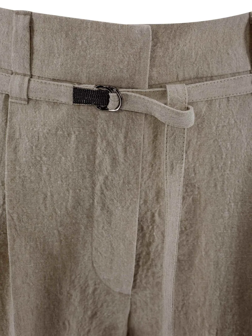 Cropped Tapered Trousers