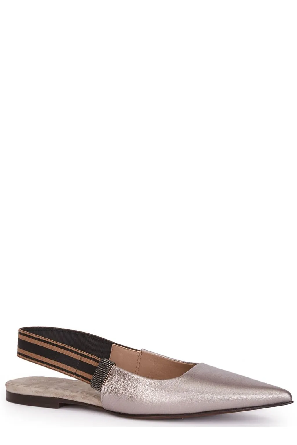 Slingback Strap Flat Ballerina Shoes