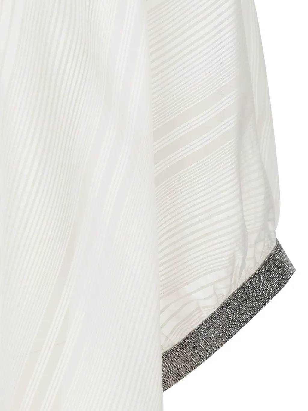 Semi-Sheer Straight Hem Shirt