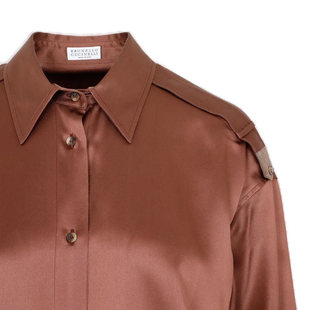 Button-Up Oversized-Fit Shirt