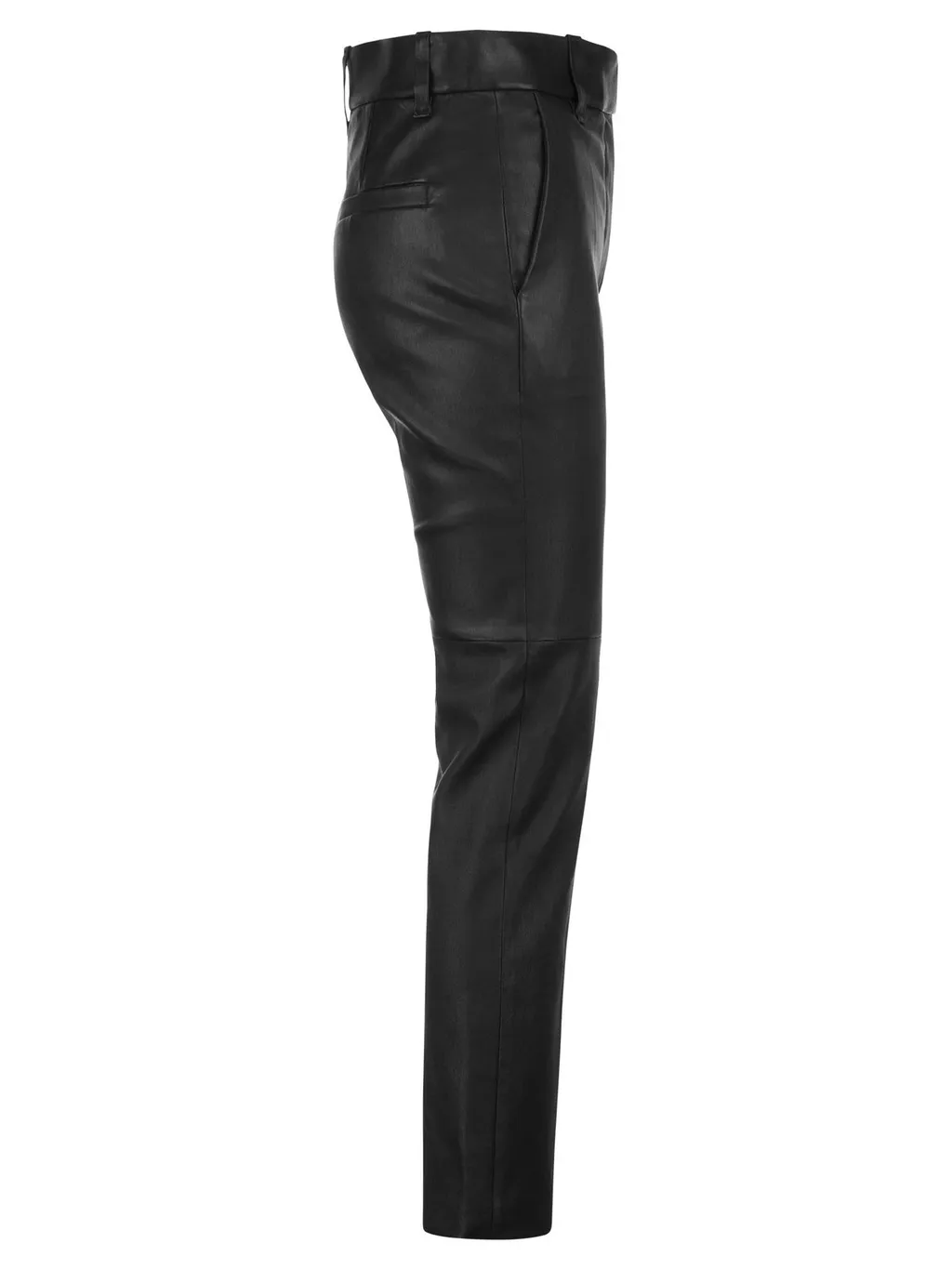 High-Waist Straight-Leg Trousers