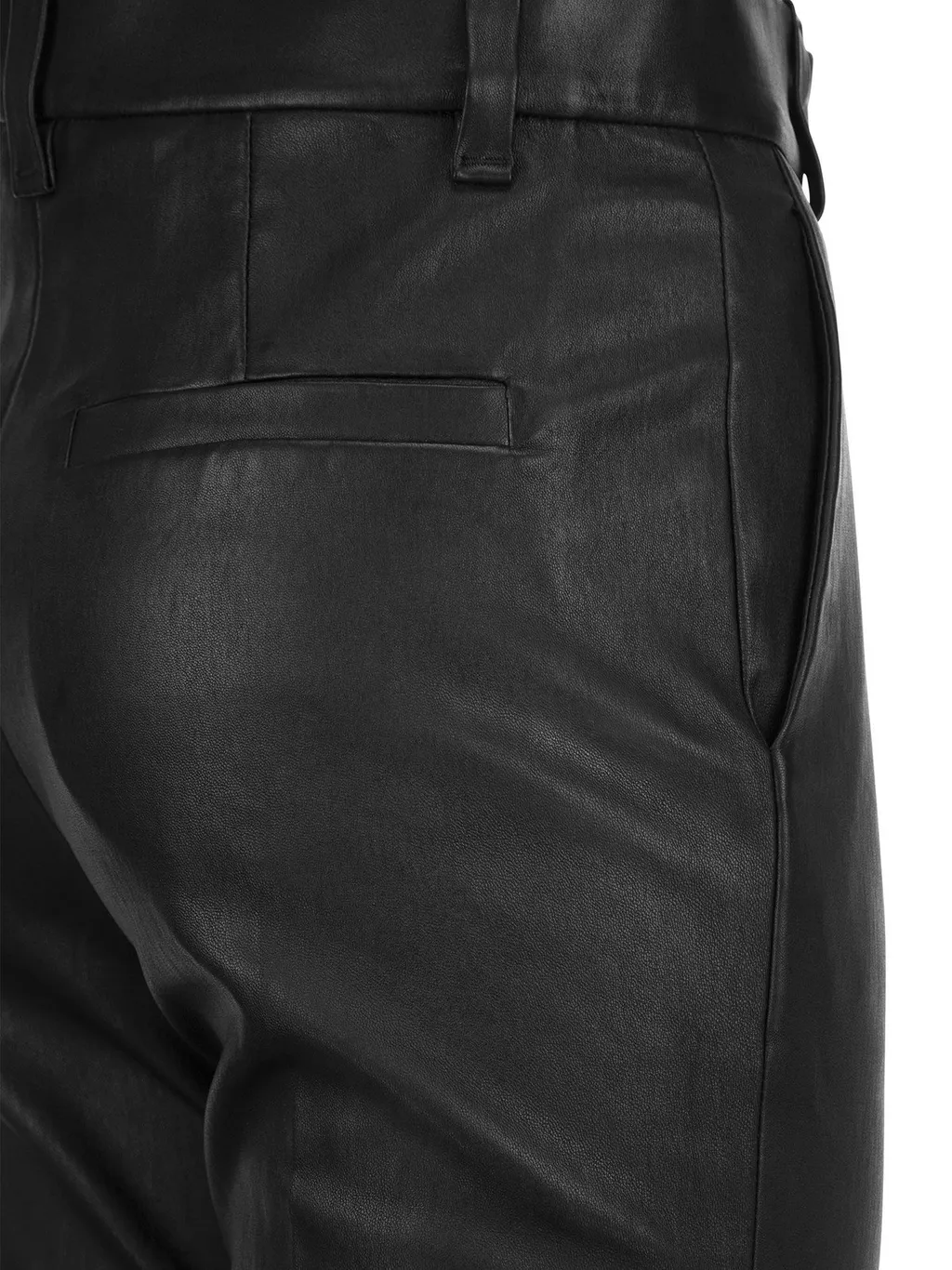 High-Waist Straight-Leg Trousers