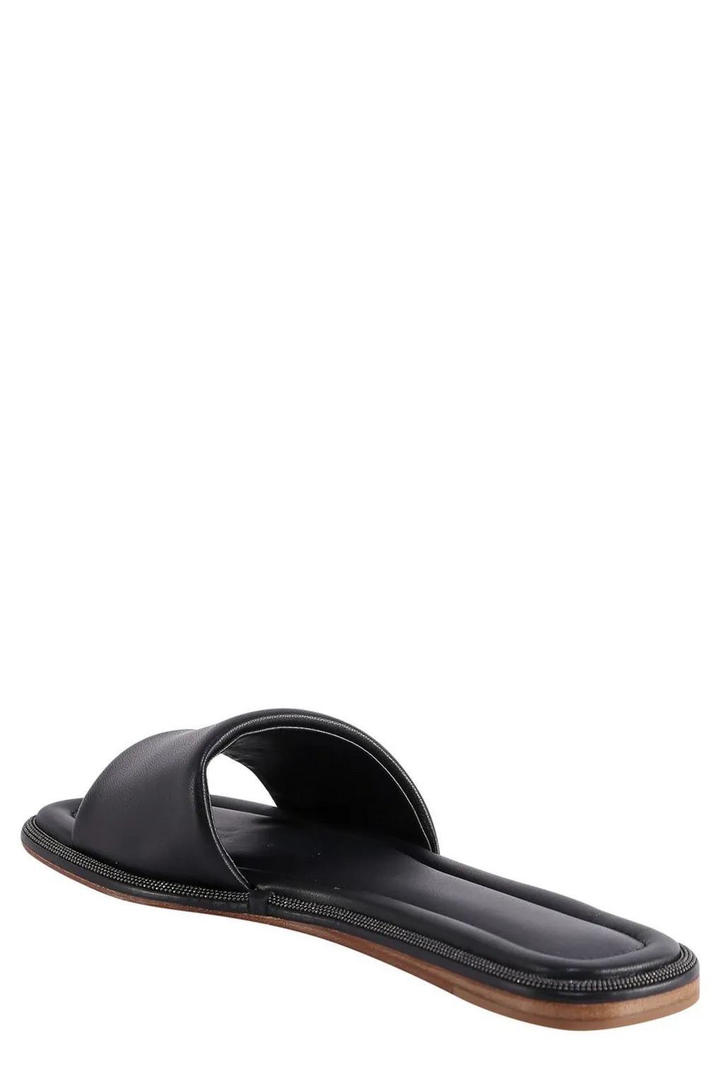 Square Toe Slip-On Slides