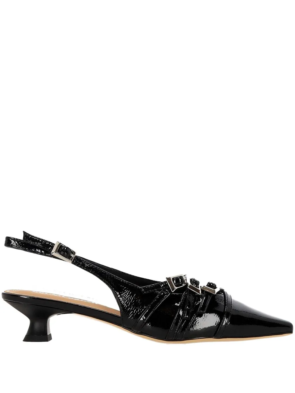 Buckled Slingback Sandals