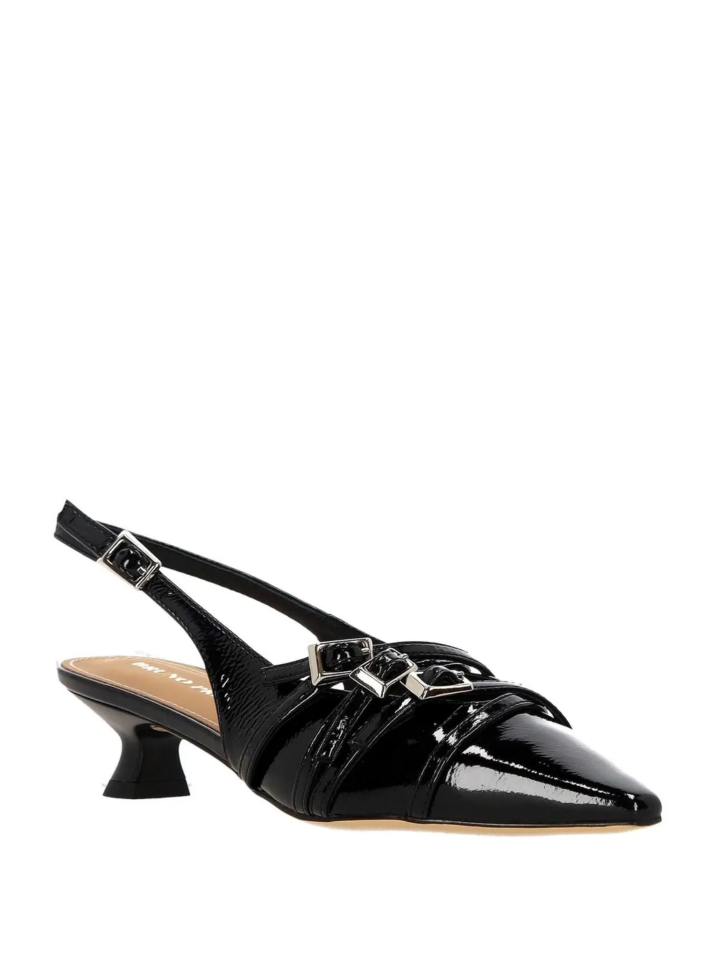 Buckled Slingback Sandals