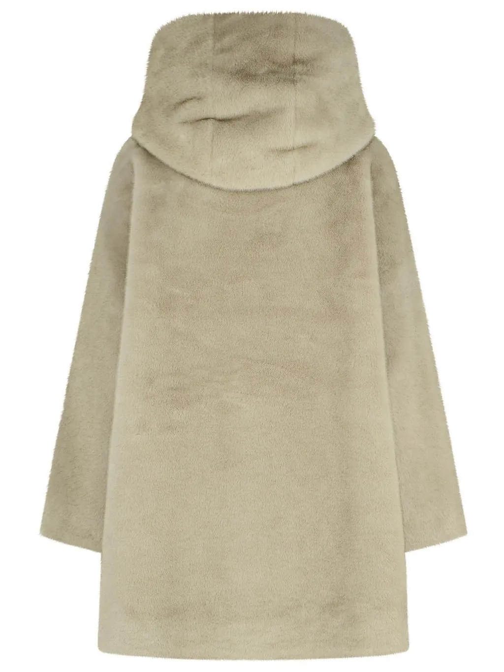 Hooded Faux Fur Jacket