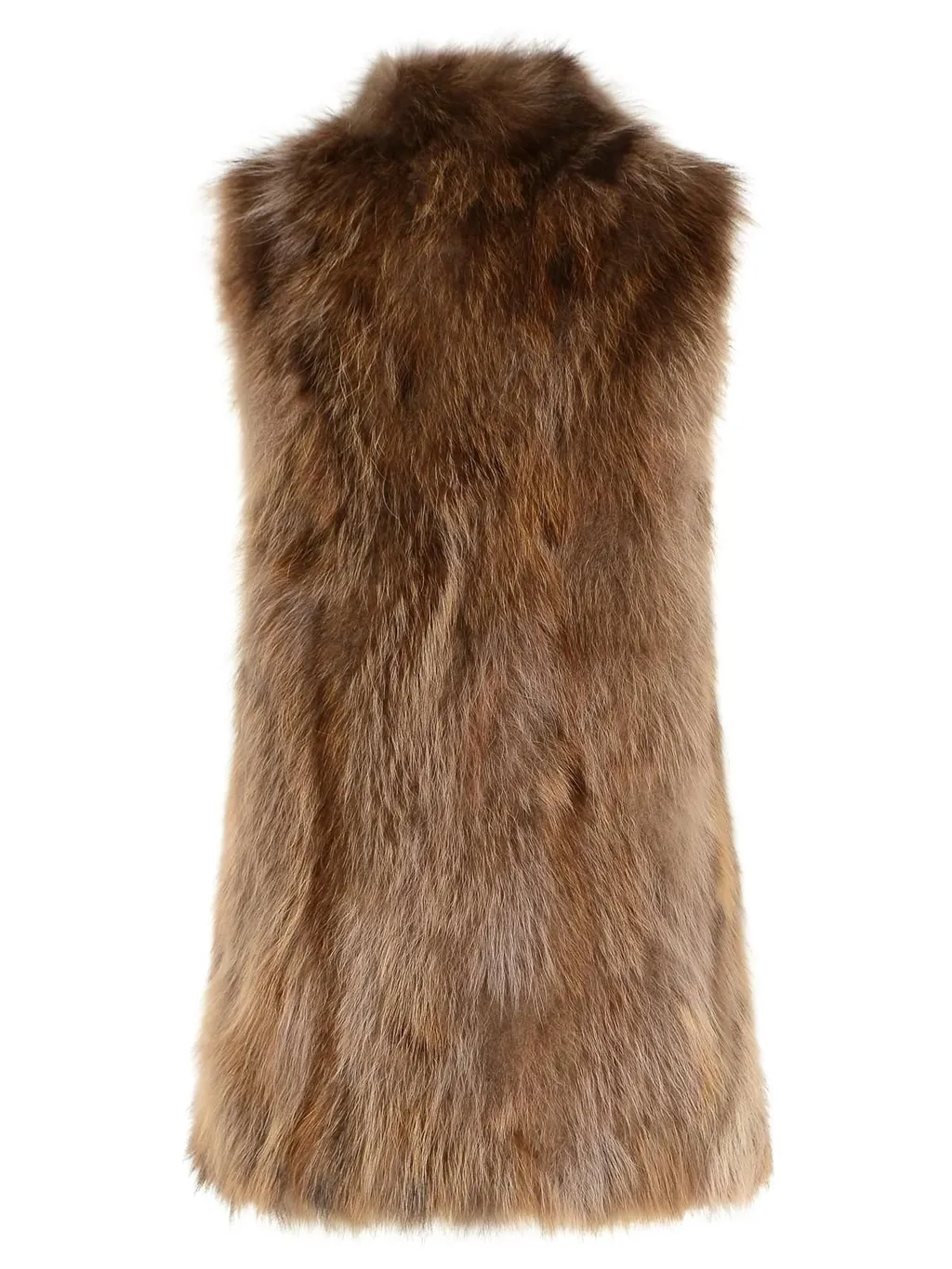 Sleeveless Fur Coat