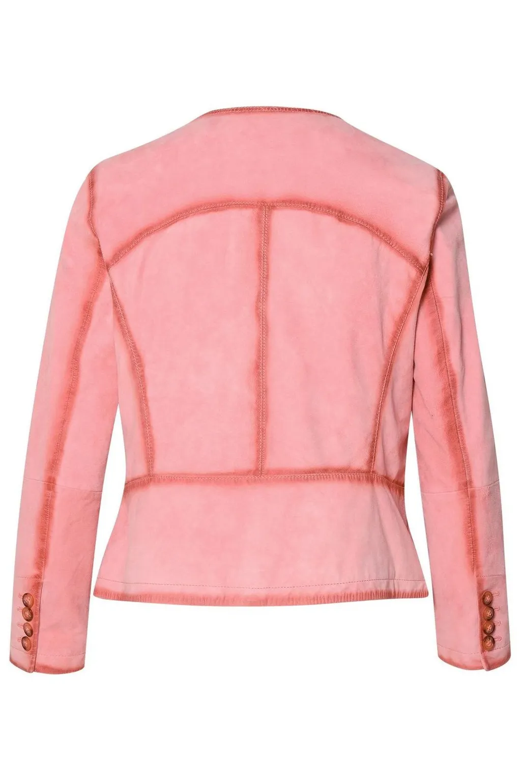 Suede Buttoned Jacket