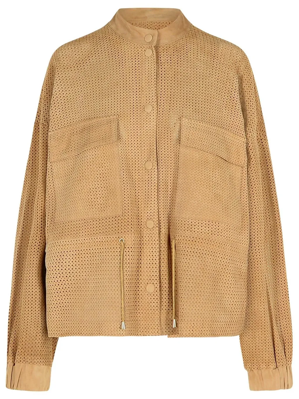 Perforated Suede Jacket