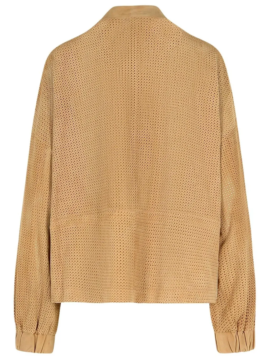Perforated Suede Jacket