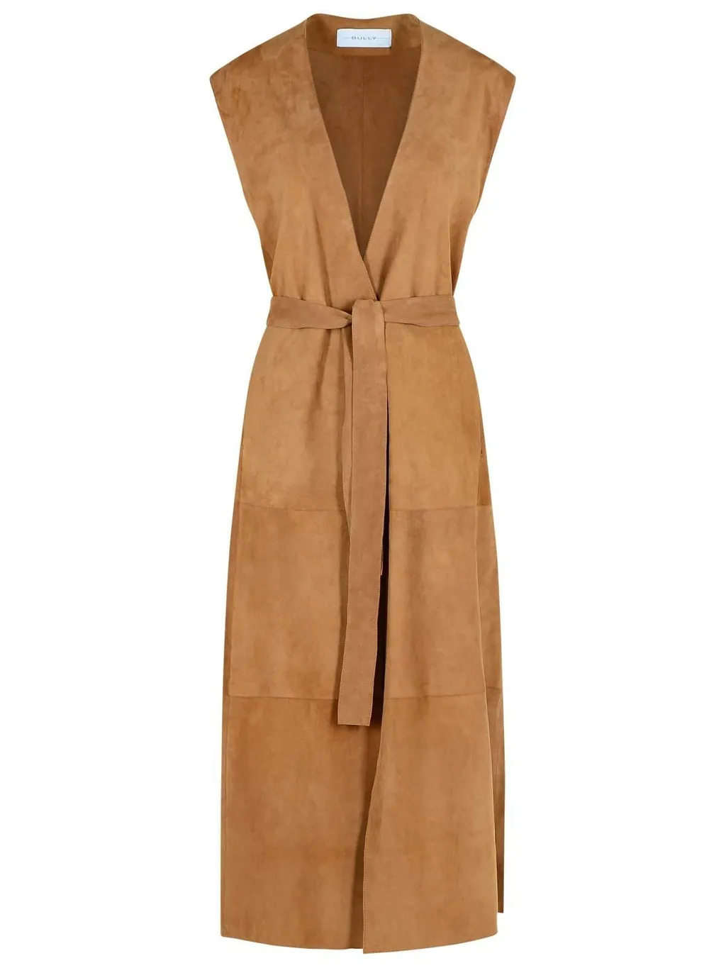 Belted Sleeveless Jacket