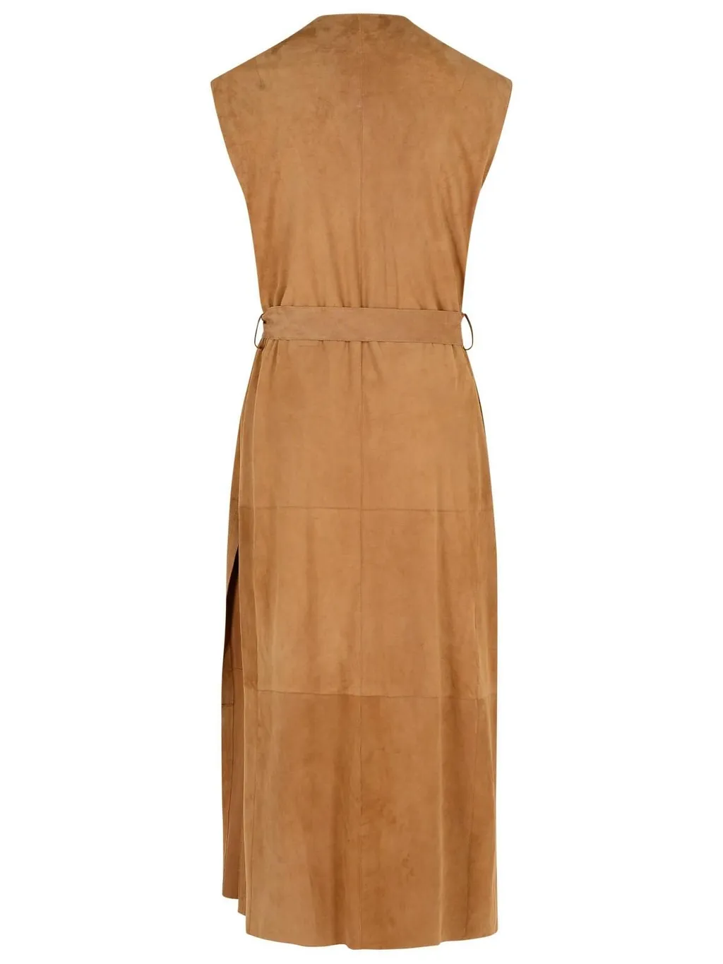 Belted Sleeveless Jacket