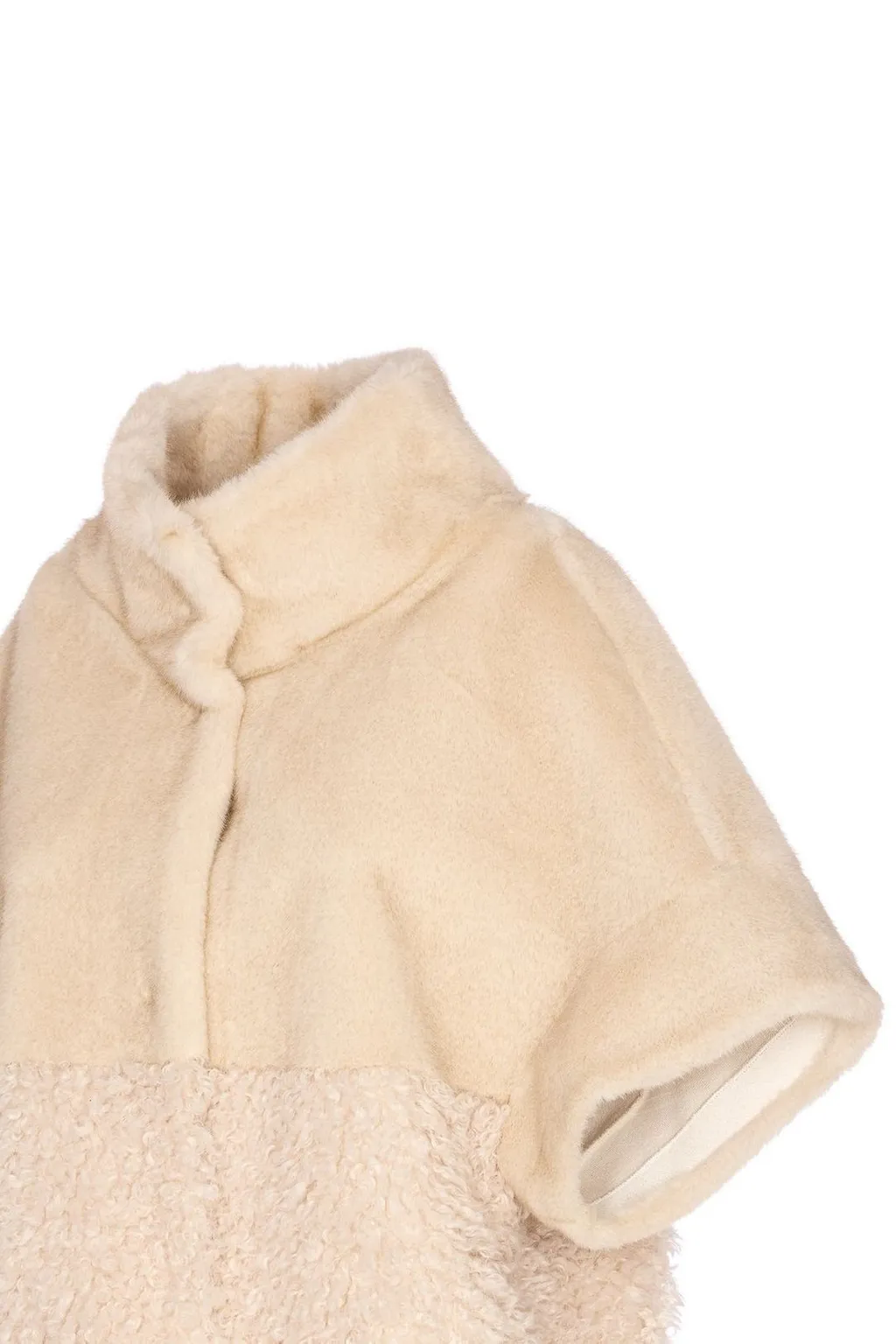 Snap-Button Teddy Jacket