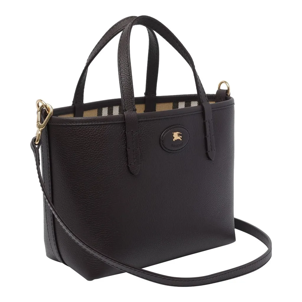 Mini Bloomsbury Reversible Checked Top Handle Bag