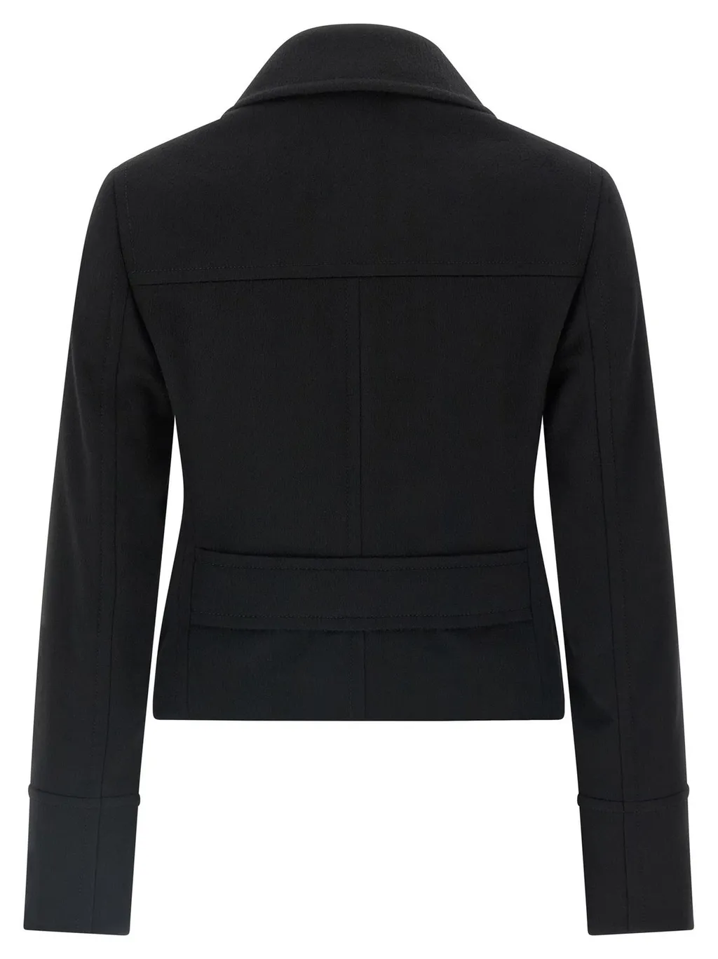 Double-Breasted Cropped Coat