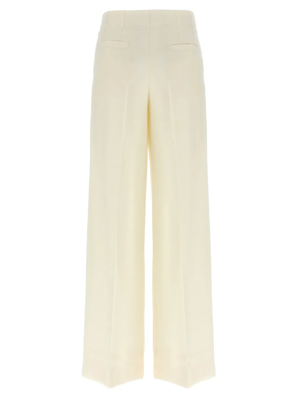 Pleat Wide-Leg Pants