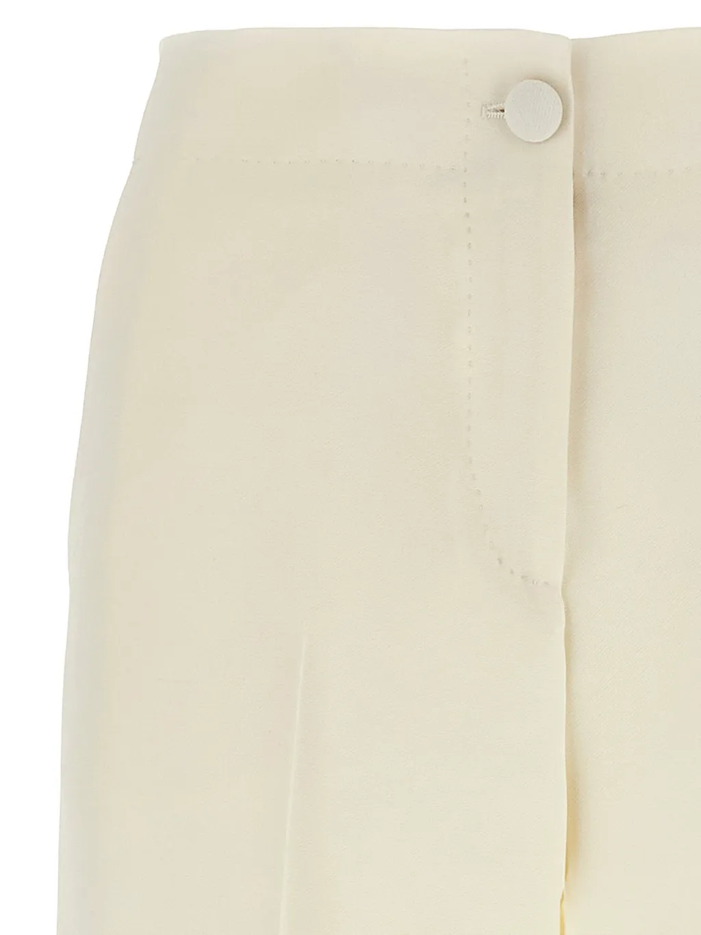 Pleat Wide-Leg Pants