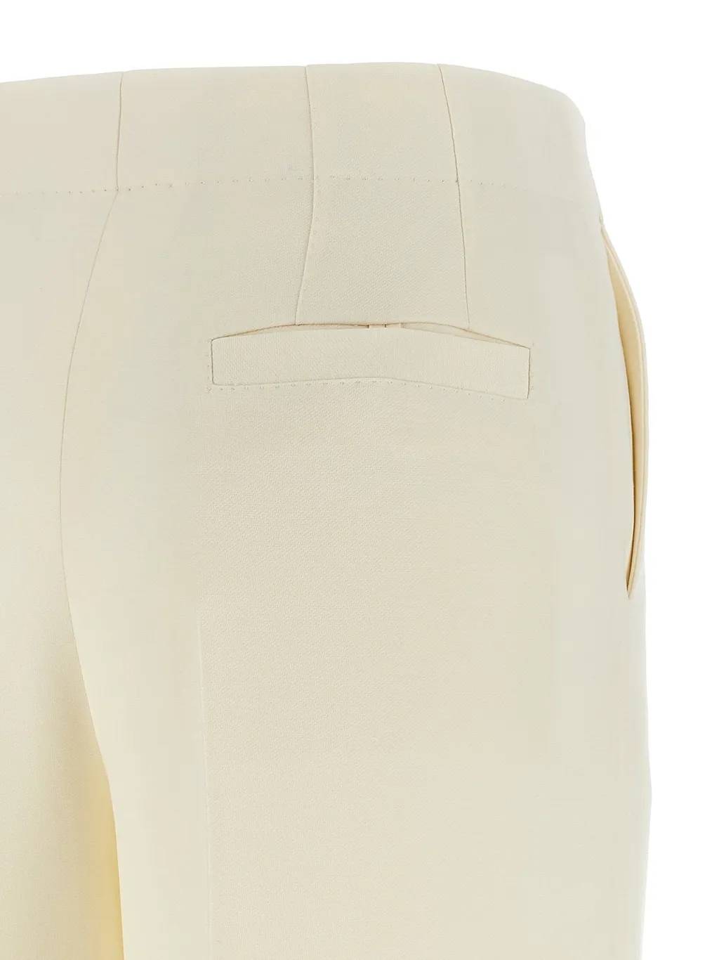 Pleat Wide-Leg Pants