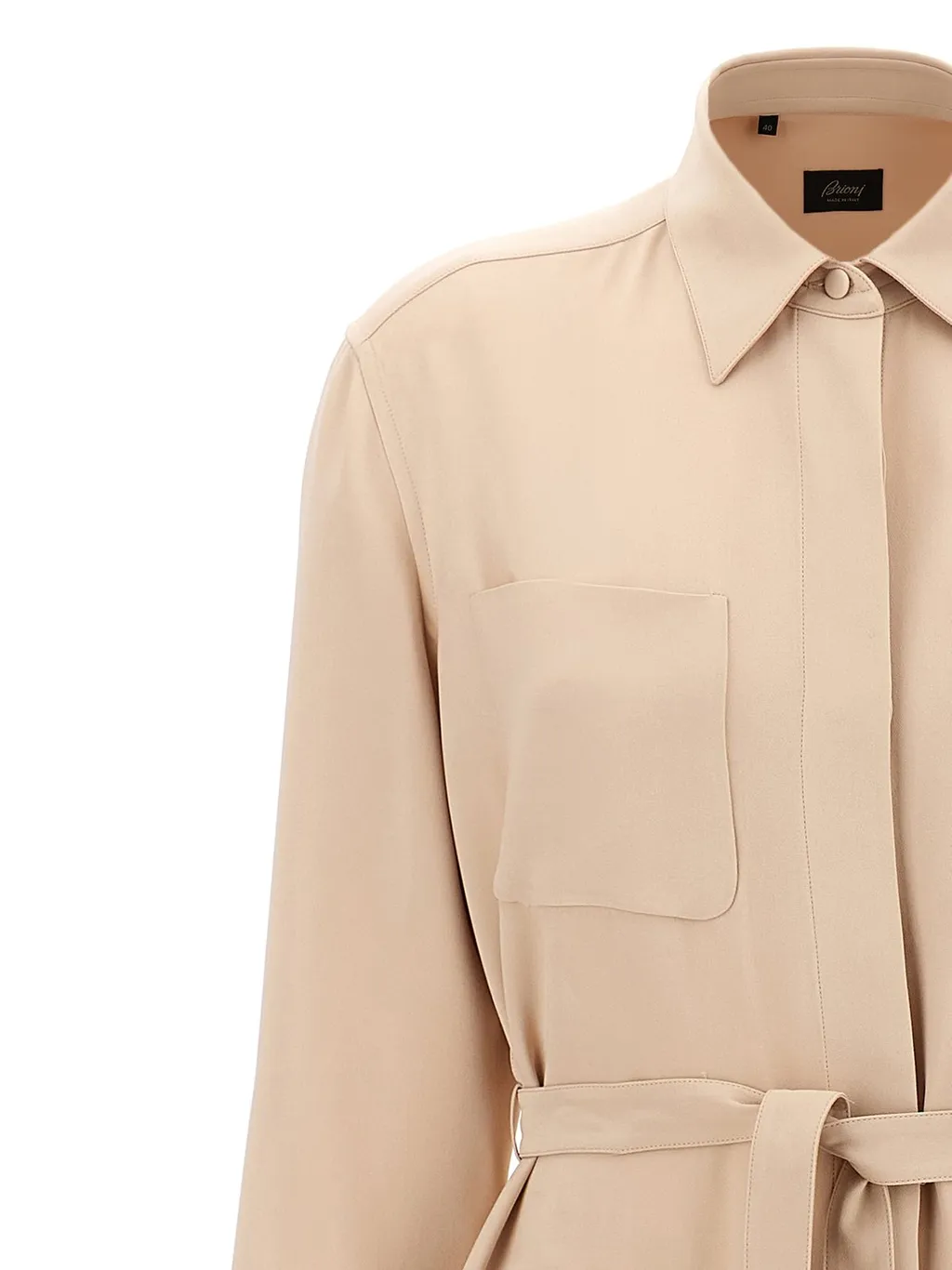 Tie-Waisted Workwear Dress