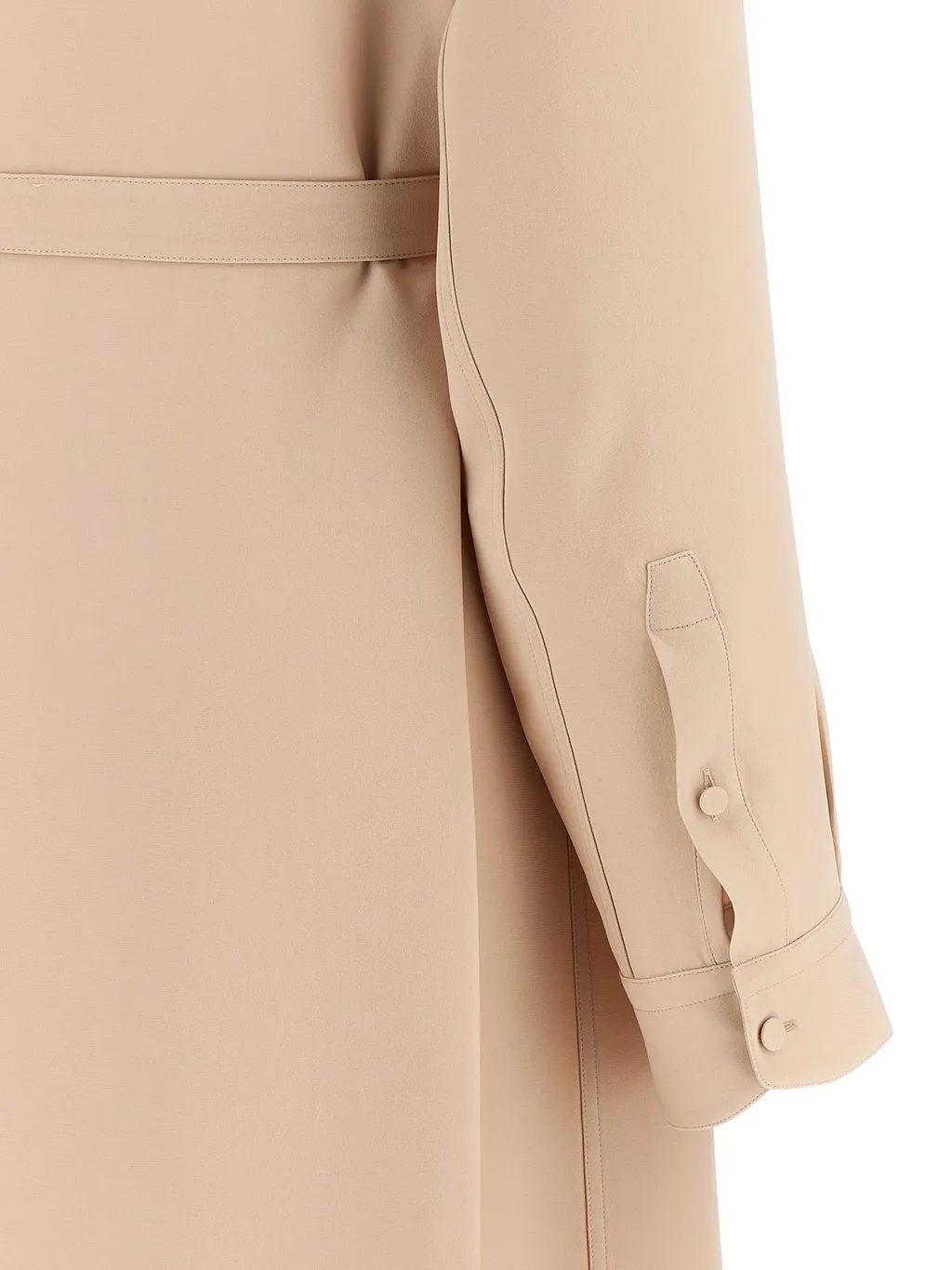 Tie-Waisted Workwear Dress