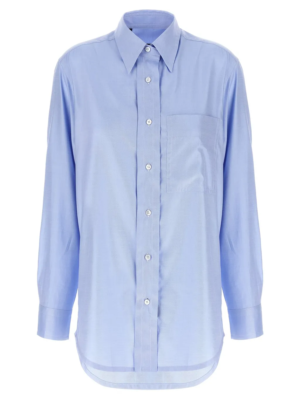 Buttoned Long-Sleeved Shirt