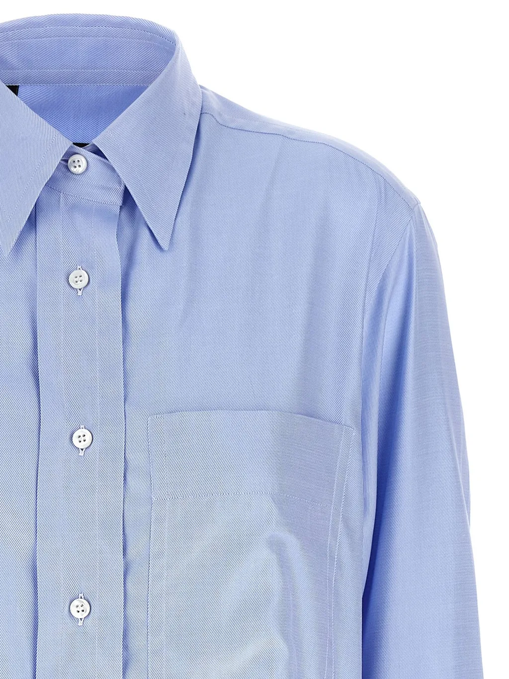 Buttoned Long-Sleeved Shirt
