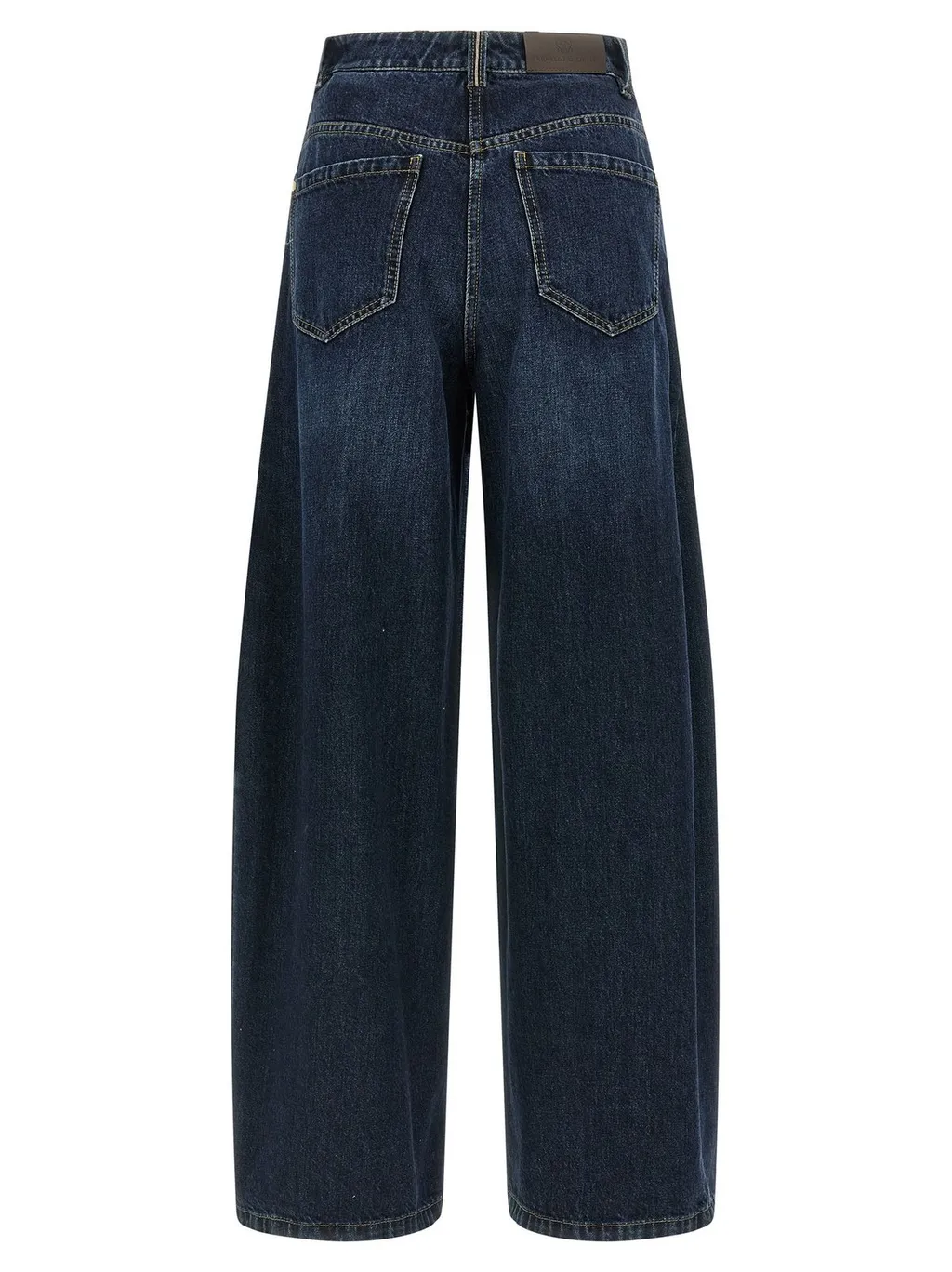 Mid-Waisted Wide-Leg Jeans
