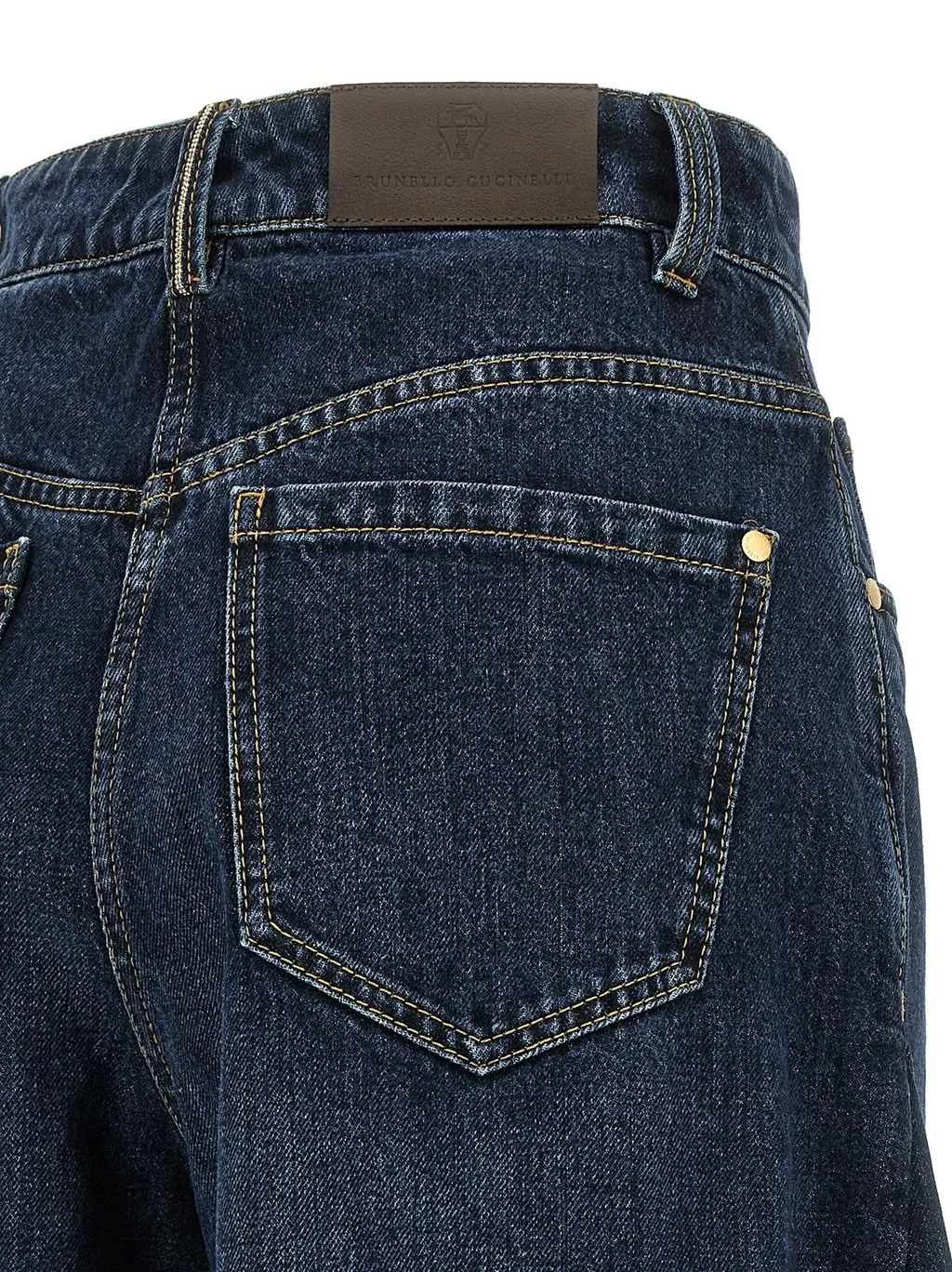 Mid-Waisted Wide-Leg Jeans