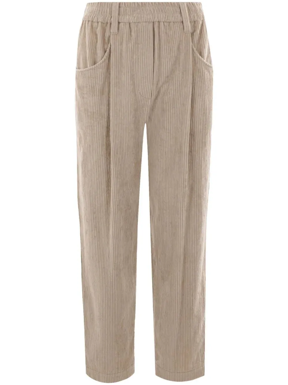 Cropped Baggy Trousers