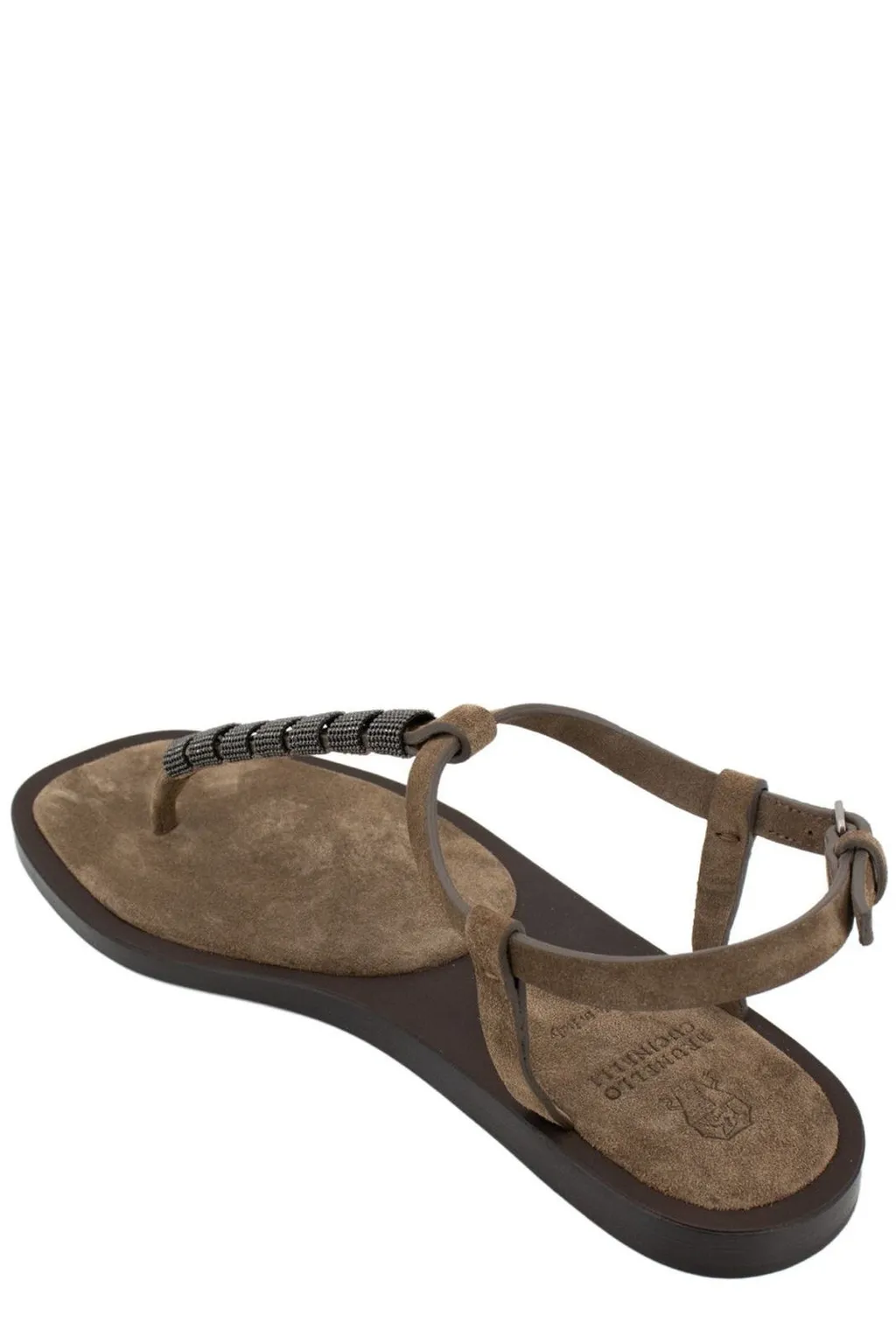 Detailed Thong Sandals
