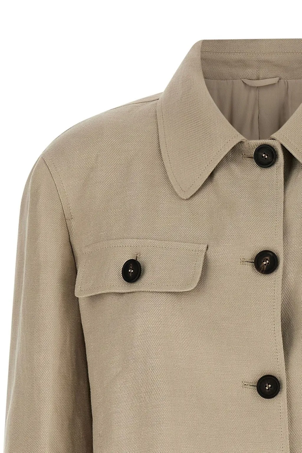 Buttoned Shirt Blazer