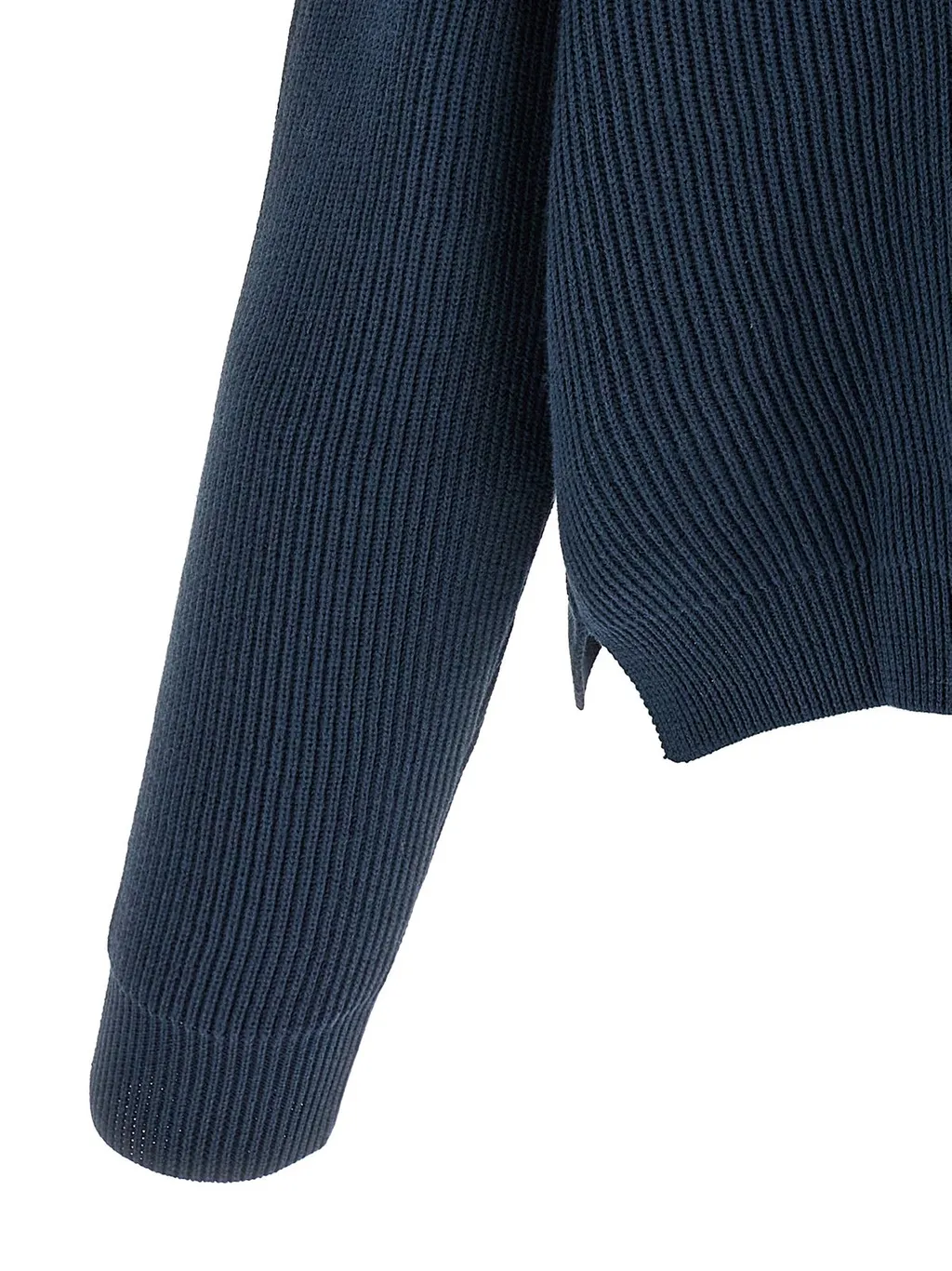 English Rib Knit Polo Shirt