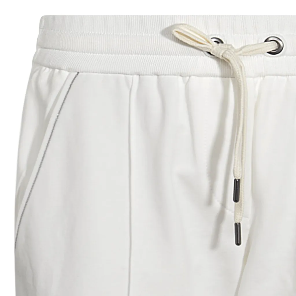 Drawstring Tapered-Leg Sweatpants
