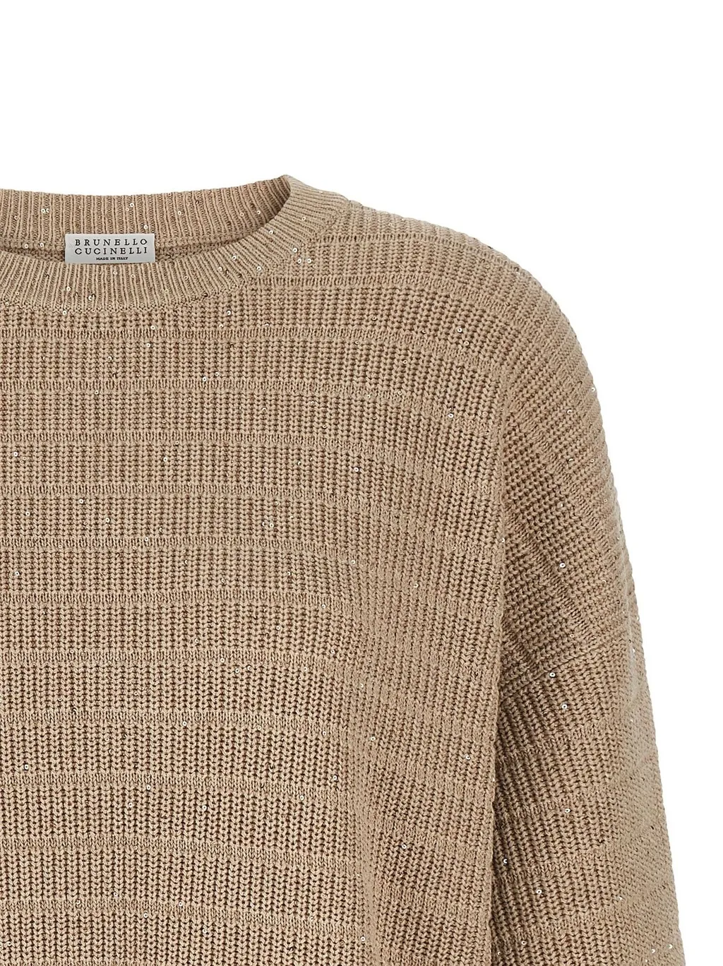 Sequin Embellished Knitted Jumper