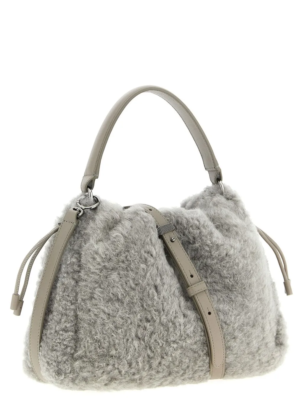Drawstring Top Handle Bag