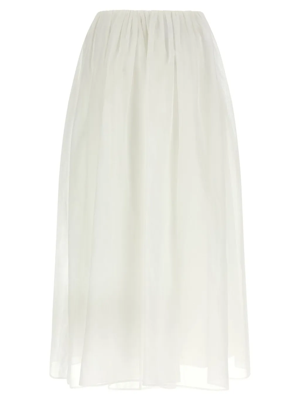 Elastic Waistband Layer Skirt