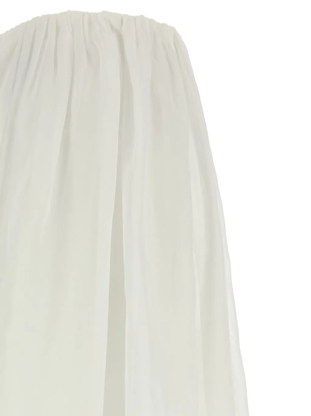 Elastic Waistband Layer Skirt