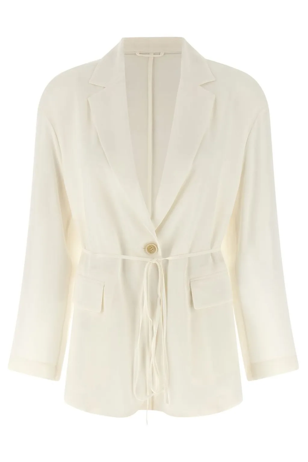 Tie-Waisted Blazer