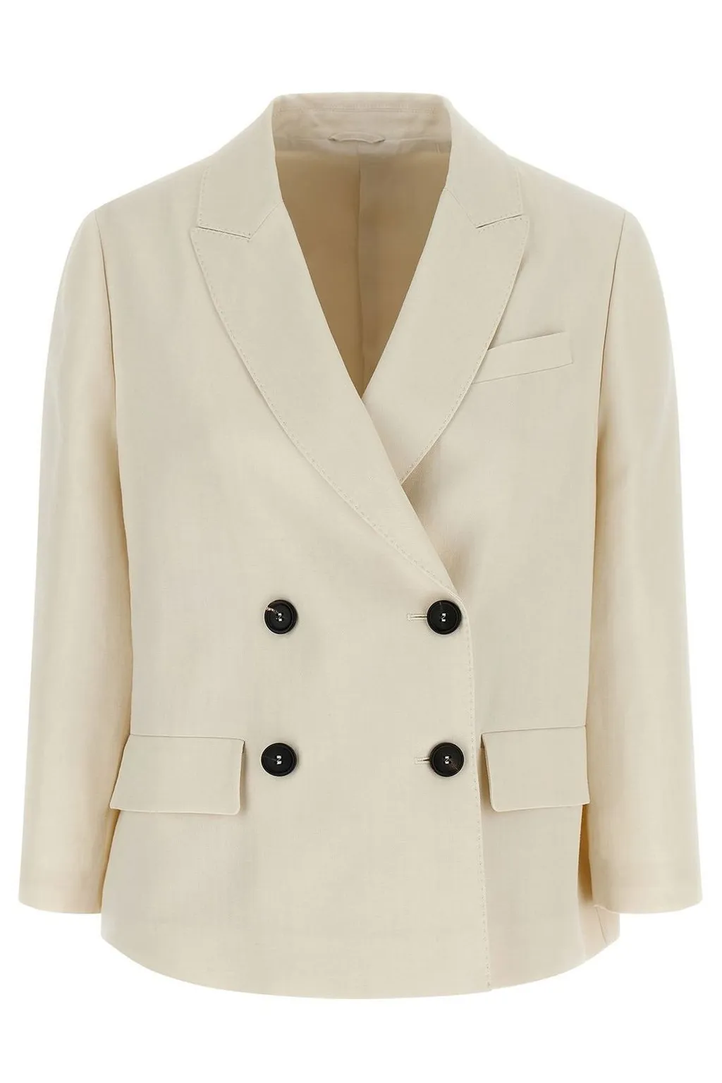 Double-Breasted Tailored Blazer