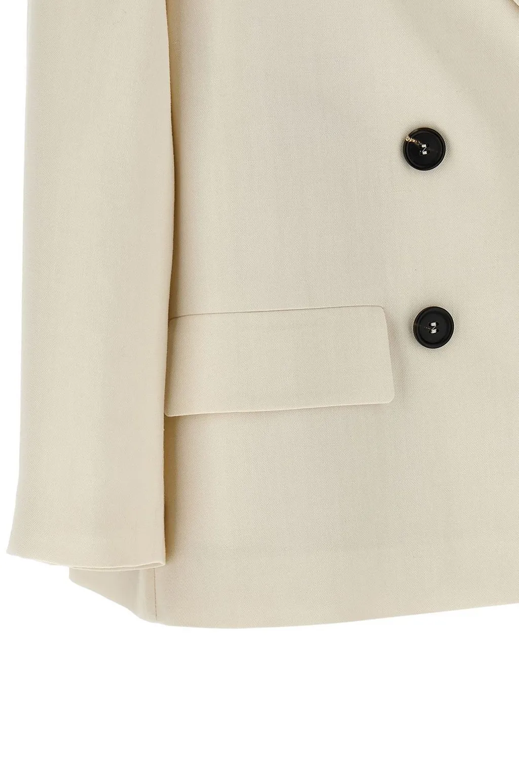 Double-Breasted Tailored Blazer