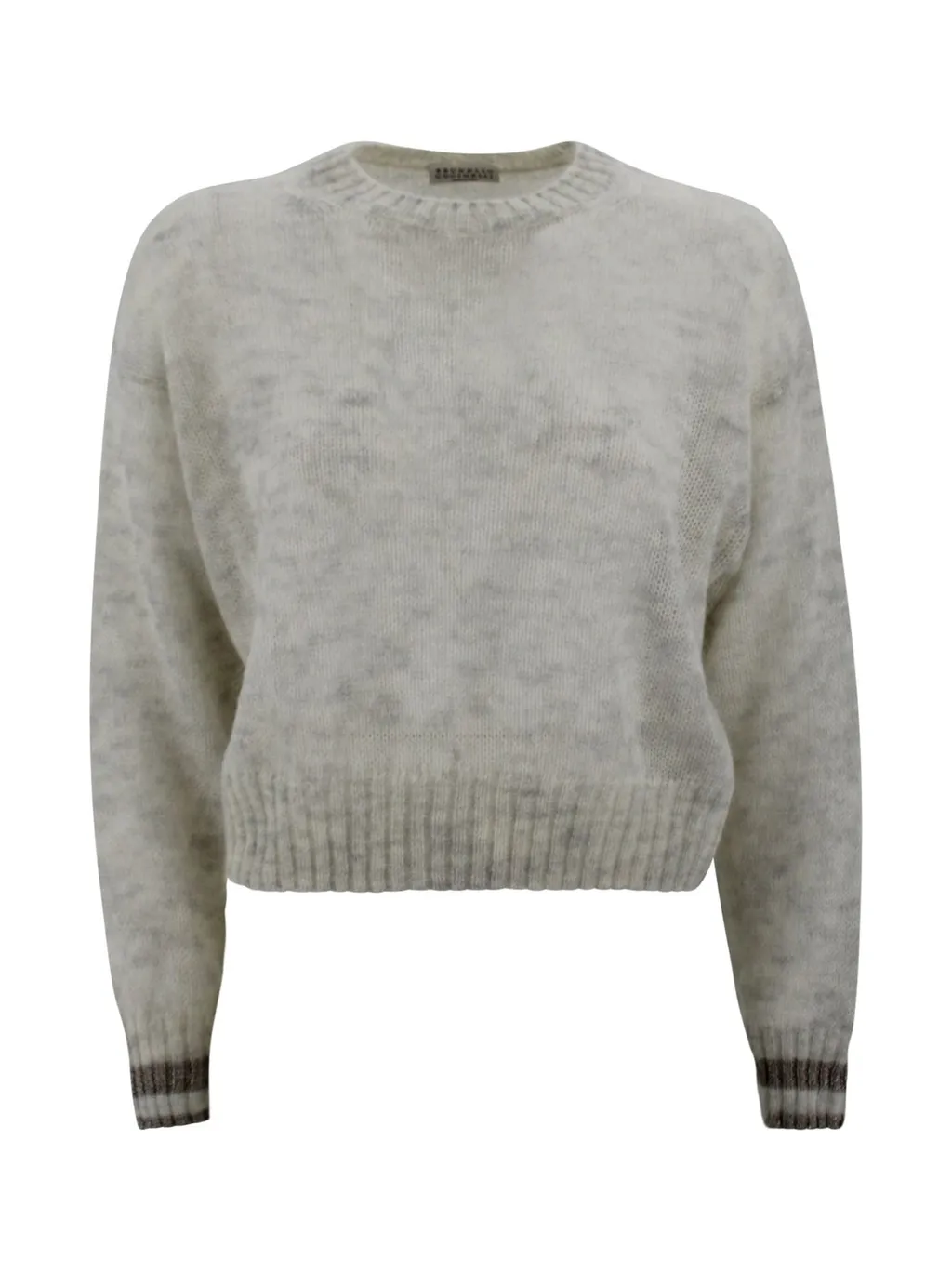 Sparkling Striped Cuffs Jumper