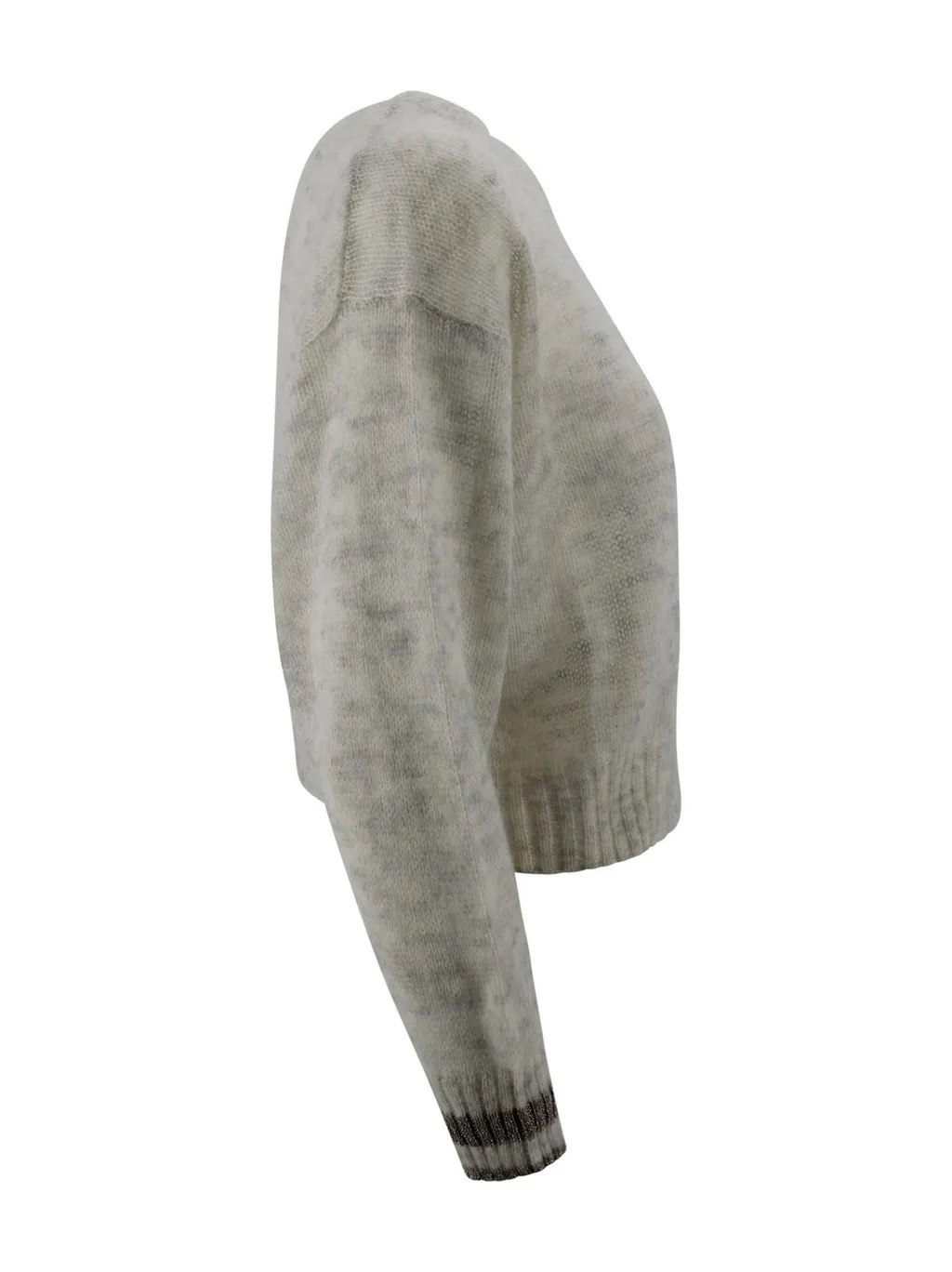 Sparkling Striped Cuffs Jumper