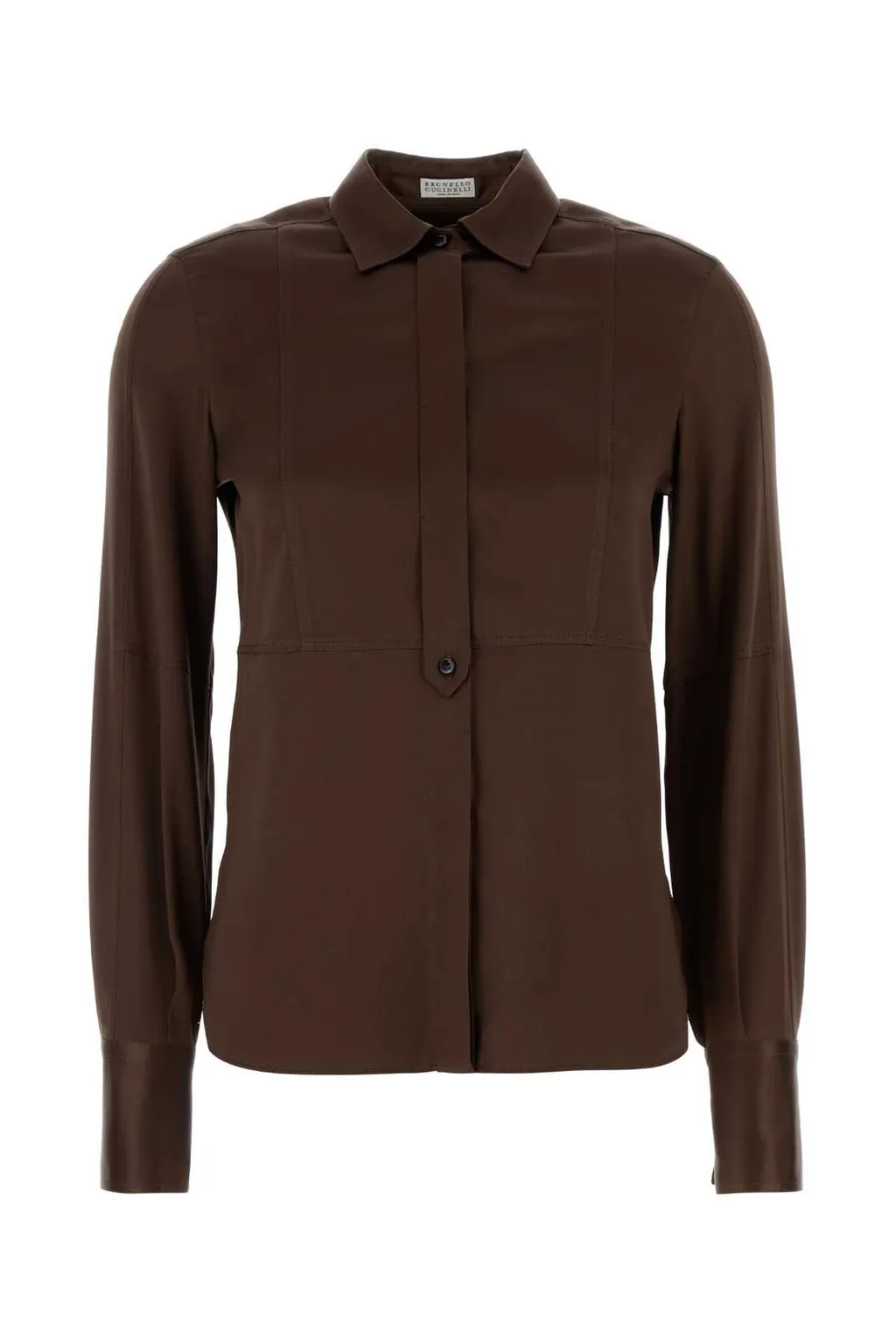 Long Sleeved Straight Hem Shirt