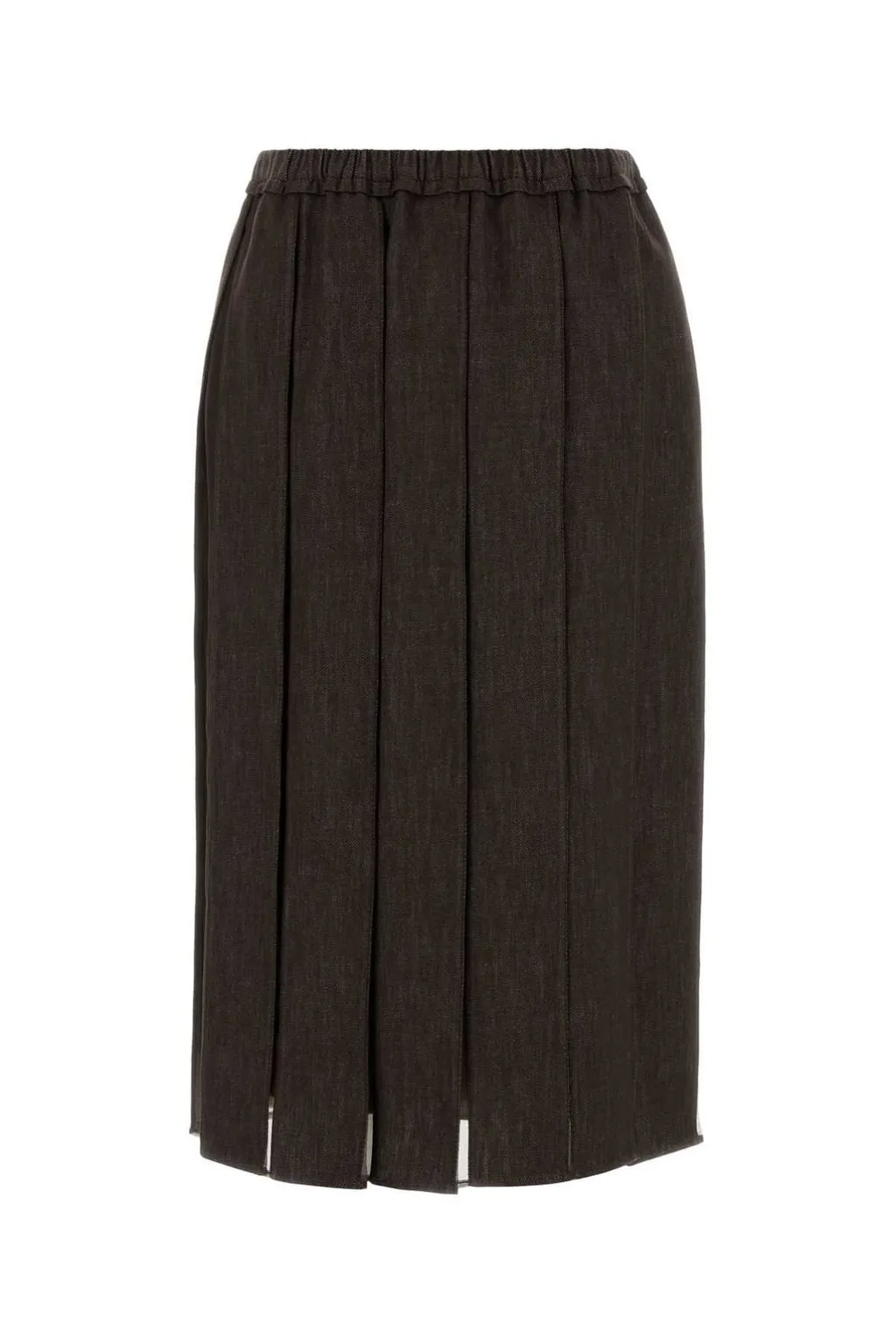 Pleated Midi Skirt