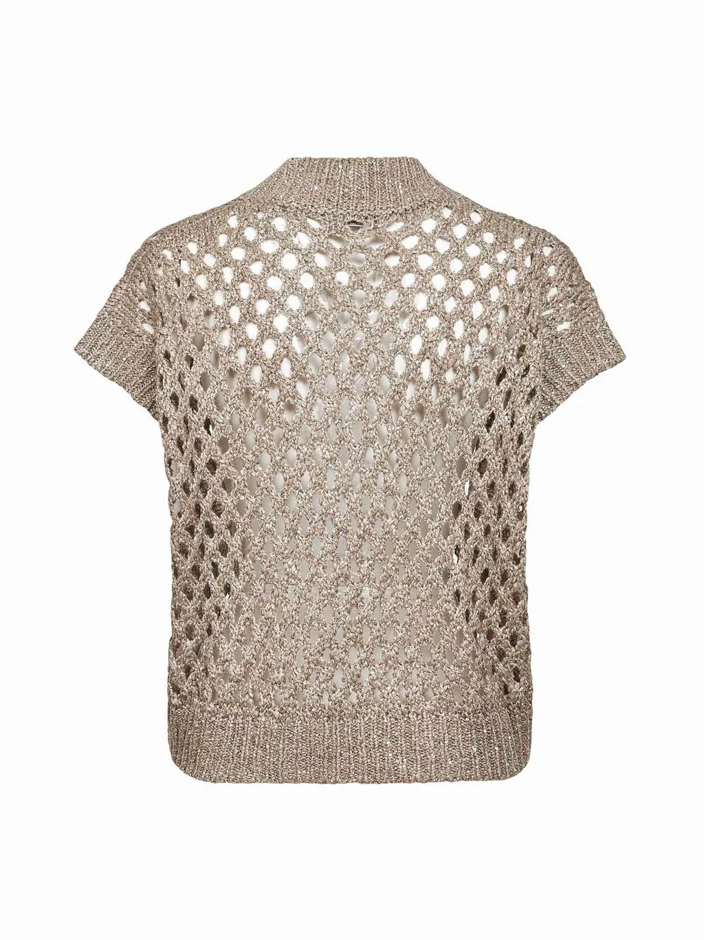 V-Neck Knitted Sleeveless Top