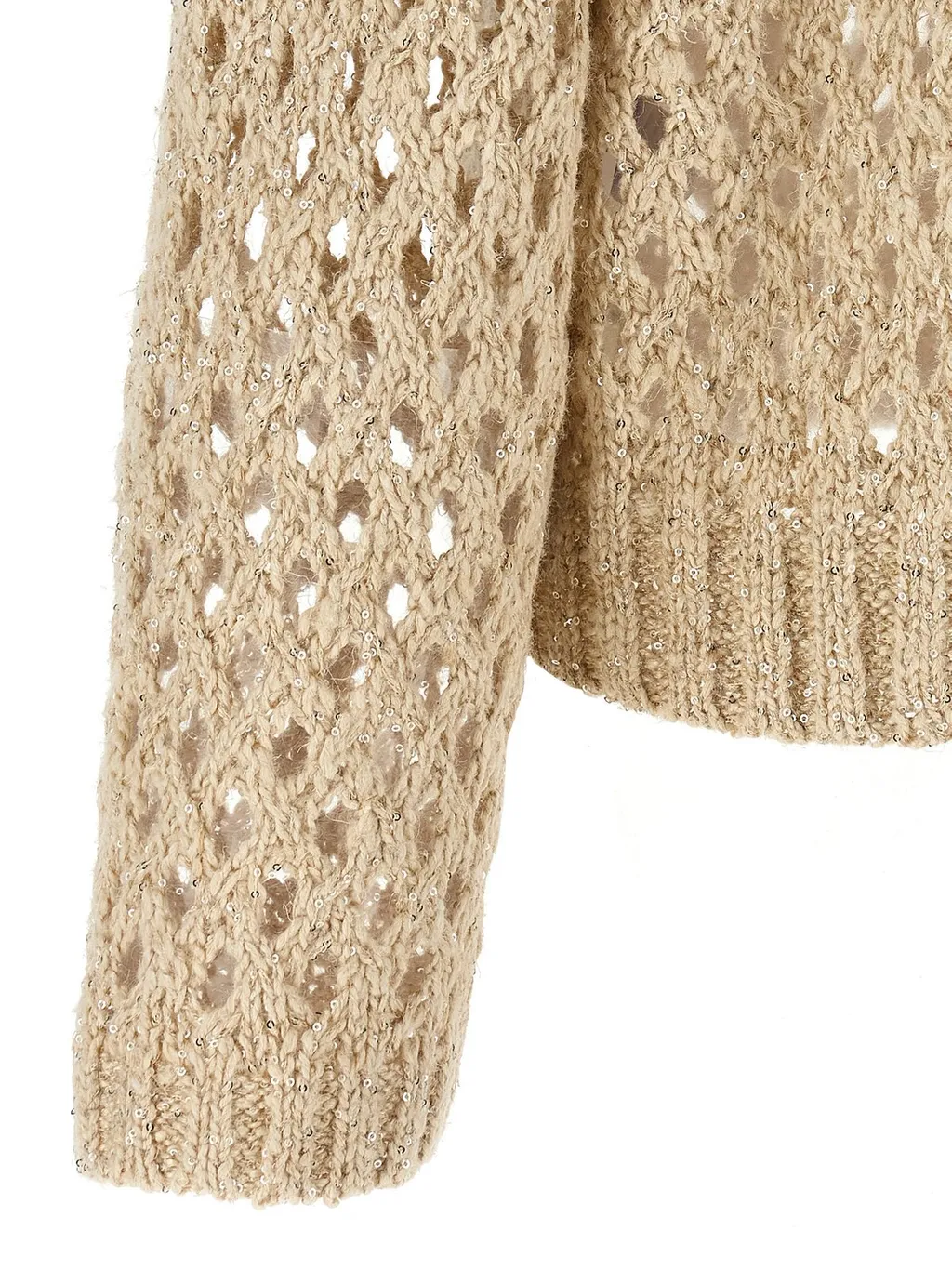 Cut-Out Knitted Jumper