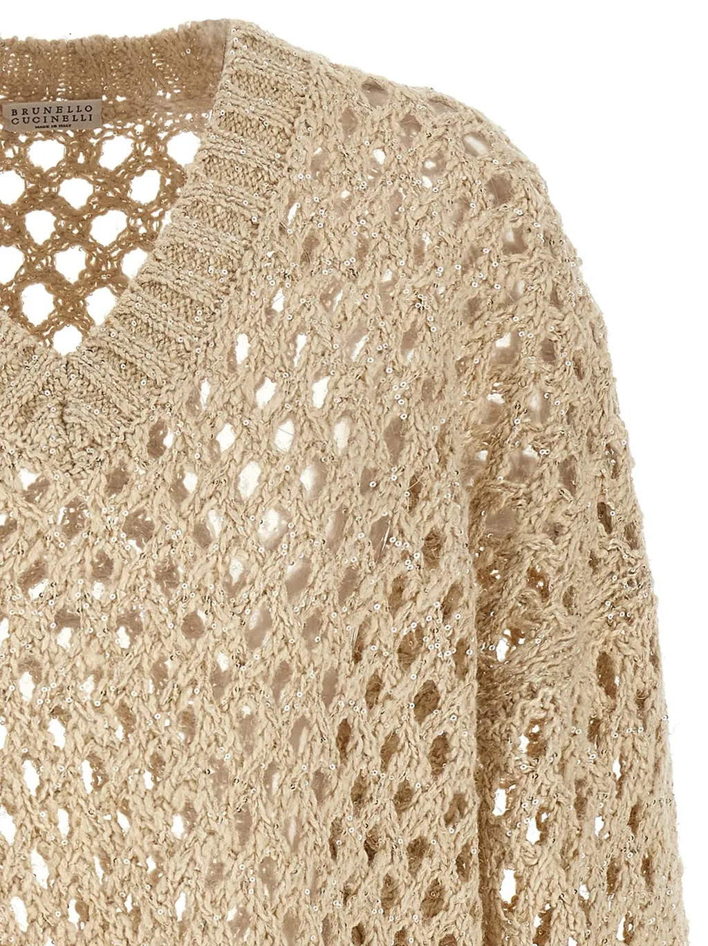 Cut-Out Knitted Jumper