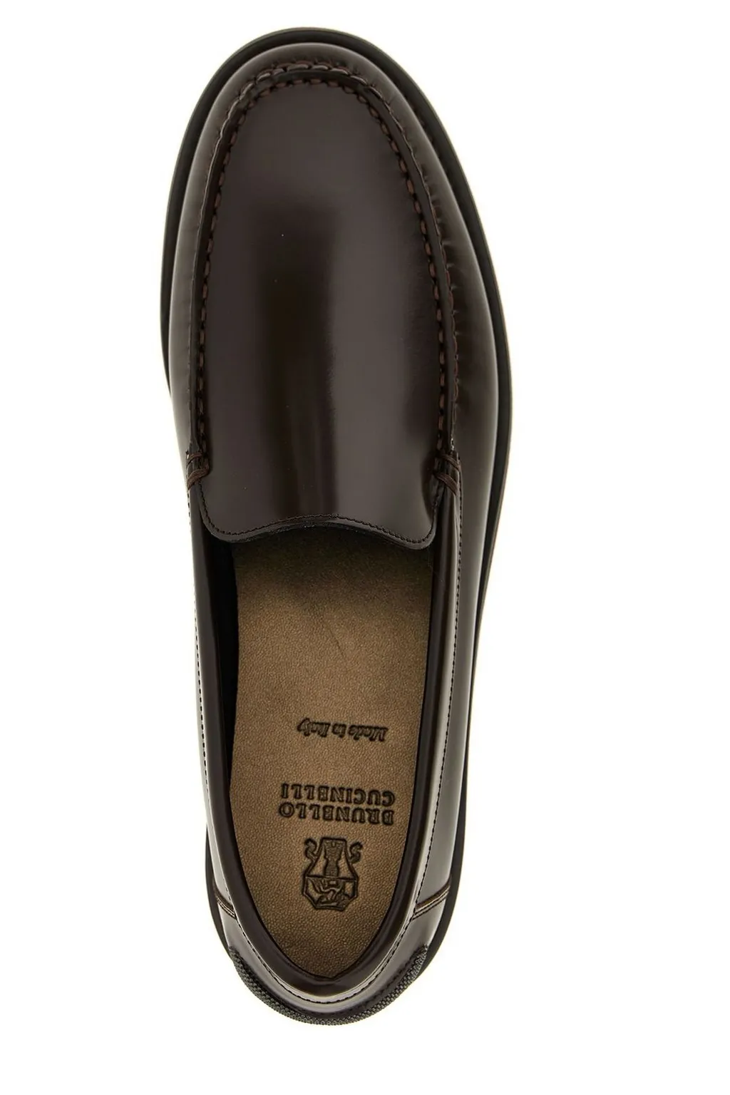 Shiny Detailed Penny Loafers